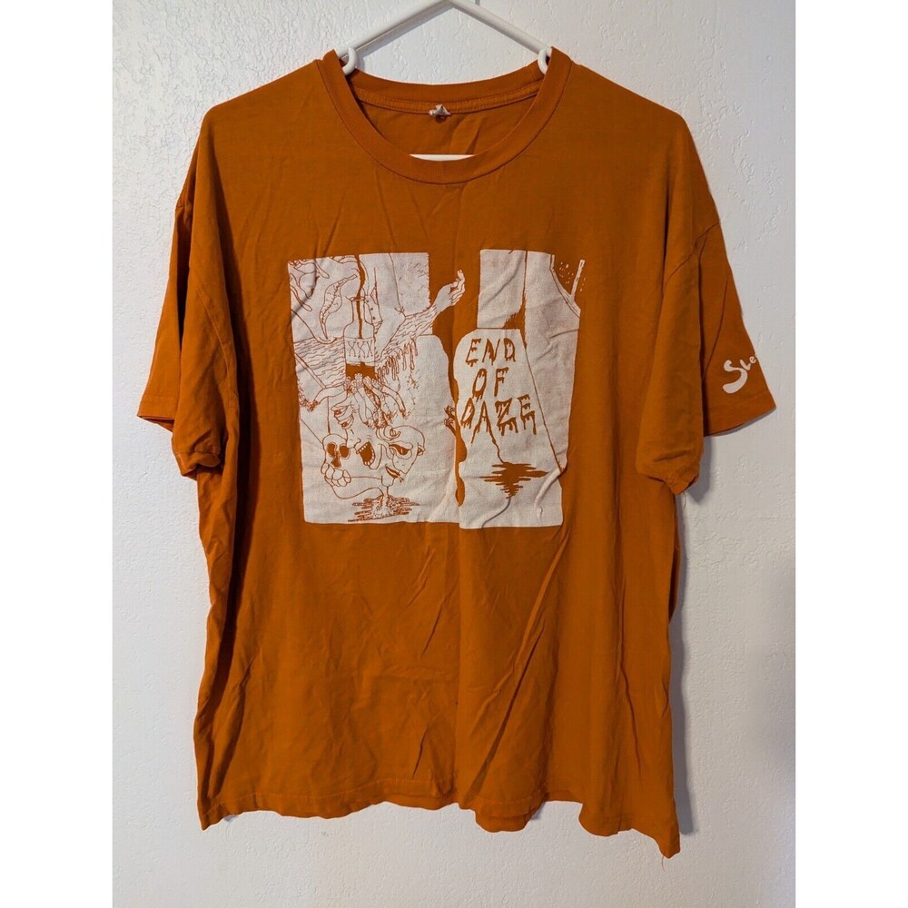 Chaz Ferrare The Sleeperz End Of Daze T Shirt Orange XL Pre Owned